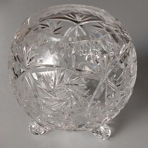 Round 4 Inch Pinwheel Crystal Bowl